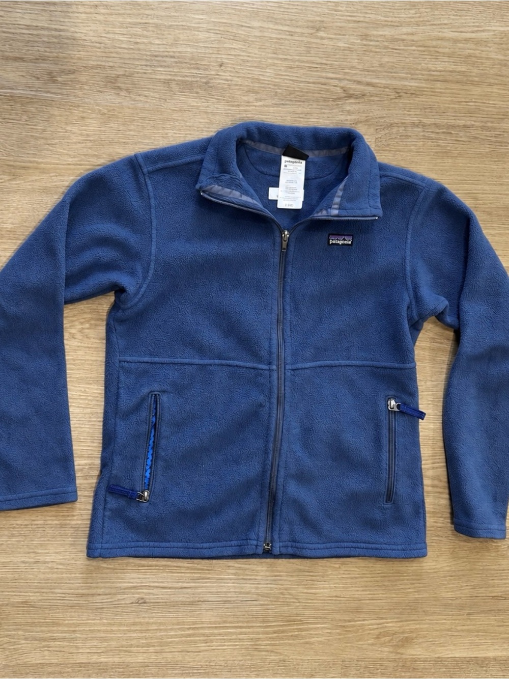 Patagonia Kids Blue Full-Zip Fleece Jacket